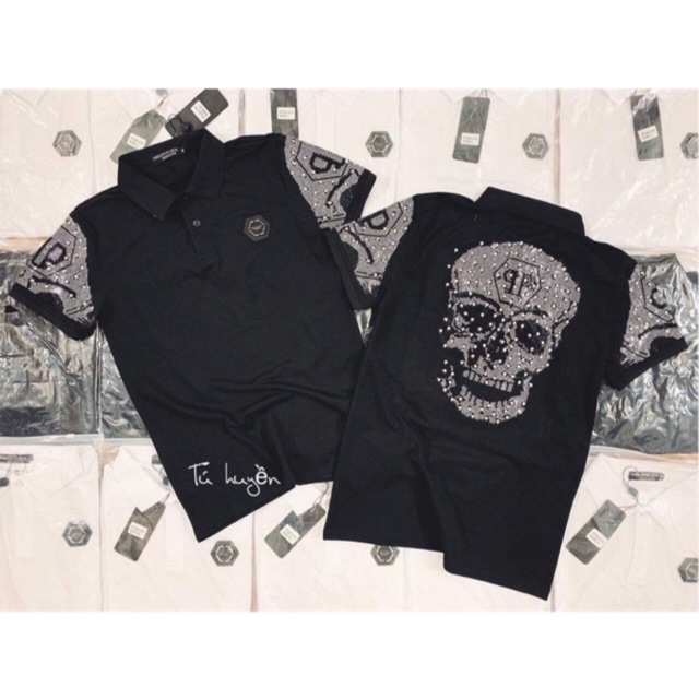 | ĐẲNG CẤP | CHẤT |_ Áo plo philiippp đính đá --