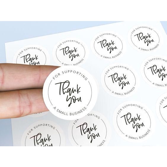 300 Tem Giấy Tròn Đường Kính 3cm Cán Màng Bóng/Mờ In Theo Yêu Cầu TiBoxes Thiết Kế In Ấn Chuyên Nghiệp Tư Vấn Miễn Phí