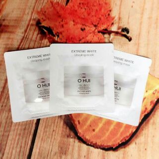Mặt nạ ngủ dưỡng trắng da không kích ứng Ohui Extreme White Sleeping Mask - Sample dùng thử mỹ phẩm công ty chính hãng
