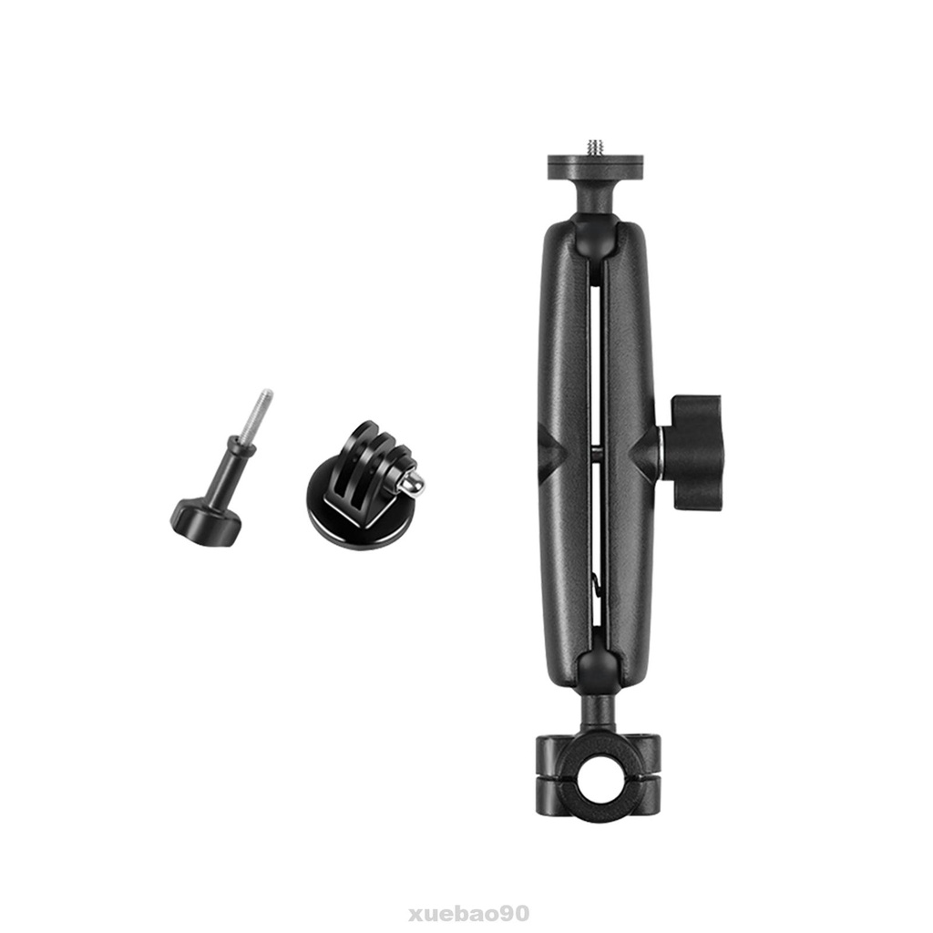 Giá đỡ điện thoại bằng hợp kim nhôm xoay được có thể điều chỉnh gắn trên kính chiếu hậu xe hơi | BigBuy360 - bigbuy360.vn