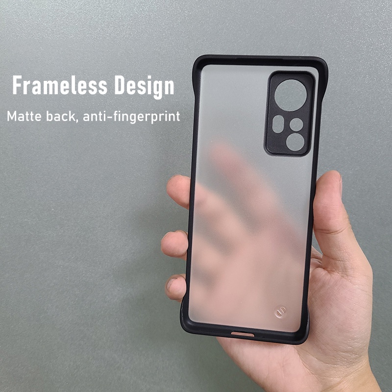 Ốp Điện Thoại PC Cứng Trong Suốt Mặt Nhám Không Viền Cho Xiaomi Mi 12 12s Pro Mi12s Xiaomi12s