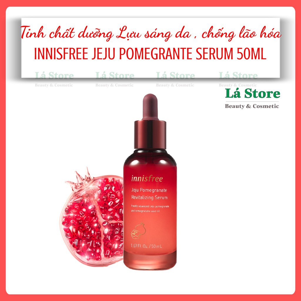 Tinh Chất dưỡng Lựu Đỏ Innisfree Jeju Pomegranate Revitalizing Serum 50ml Sáng Da, Ngăn Chặn Lão Hóa | BigBuy360 - bigbuy360.vn