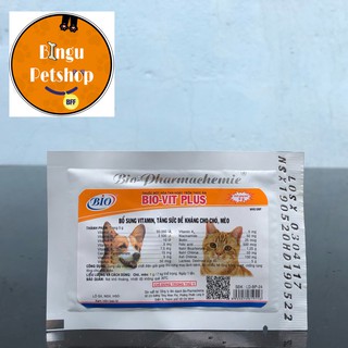 Hình tự chụp Sản phẩm bổ sung vitamin và tăng đề kháng chó mèo Biovit Plus thumbnail