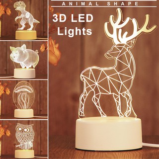 Đèn Led Để Bàn Tạo Hình 3d Sáng Tạo