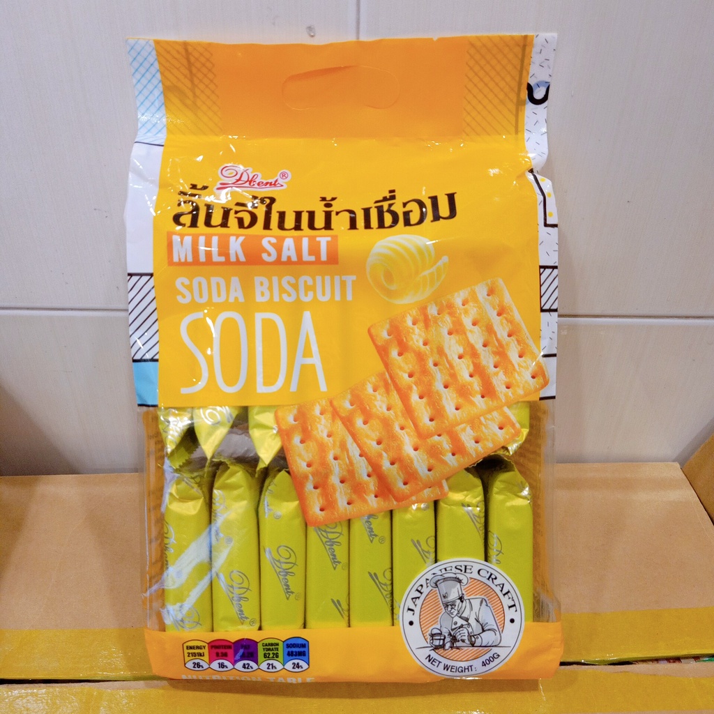 Bánh Quy Soda Biscuit Dbent 400g