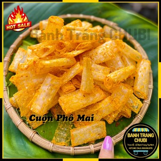 Bánh tráng cuộn phô mai trộn loại 1 siêu ngon - bánh tráng miếng phô mai - chubi