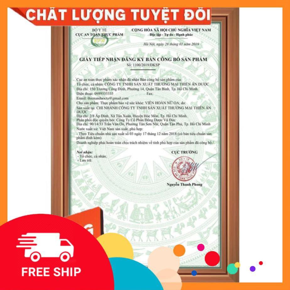 , PHỤ KHOA NỮ OA, ĐÔNG DƯỢC VŨ ĐỨC, 6 VIÊN, 6 XÔNG HKSTORE | BigBuy360 - bigbuy360.vn