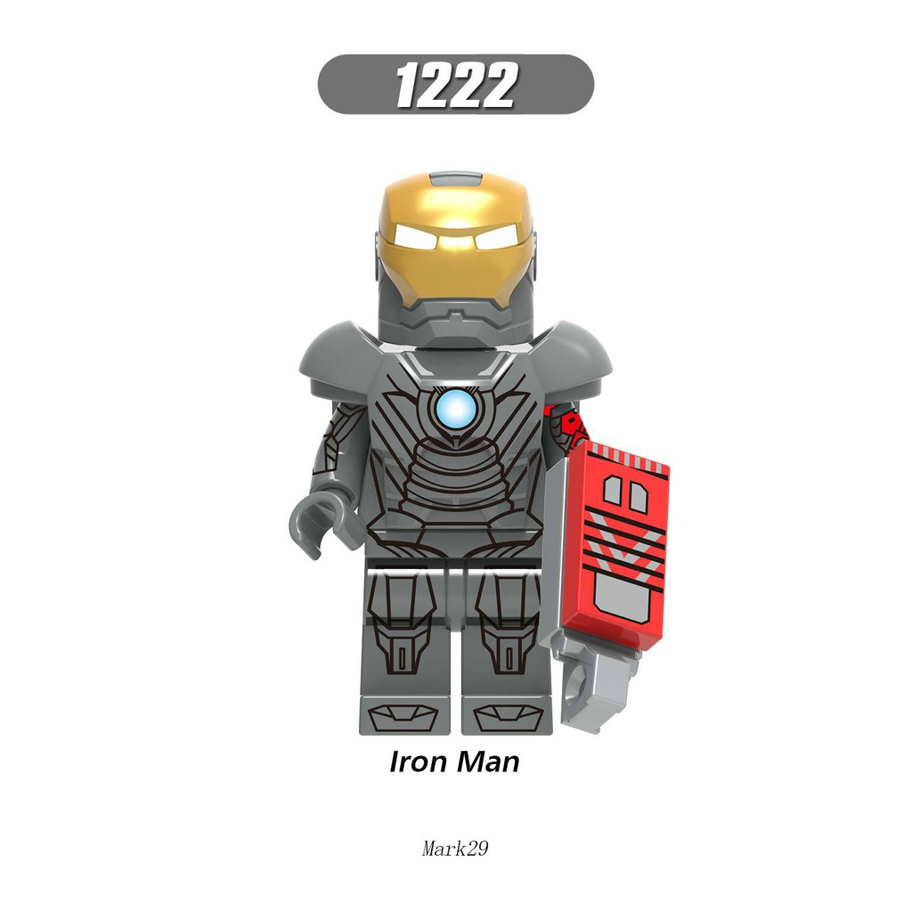 Minifigures Các Mẫu Siêu Anh Hùng Iron Man Phiên Bản Mark24 Mark25 Mark29 Mark30 Mark31 Mark32 Mark34 Mark35