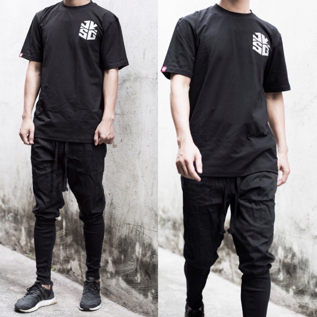 Áo Thun Cotton Cao Cấp Ngắn Tay Unisex, Chất Đẹp Co Giãn Tốt, Dày Dặn, Logo JKSG Phản Quang Thời Trang Cá Tính PQJ