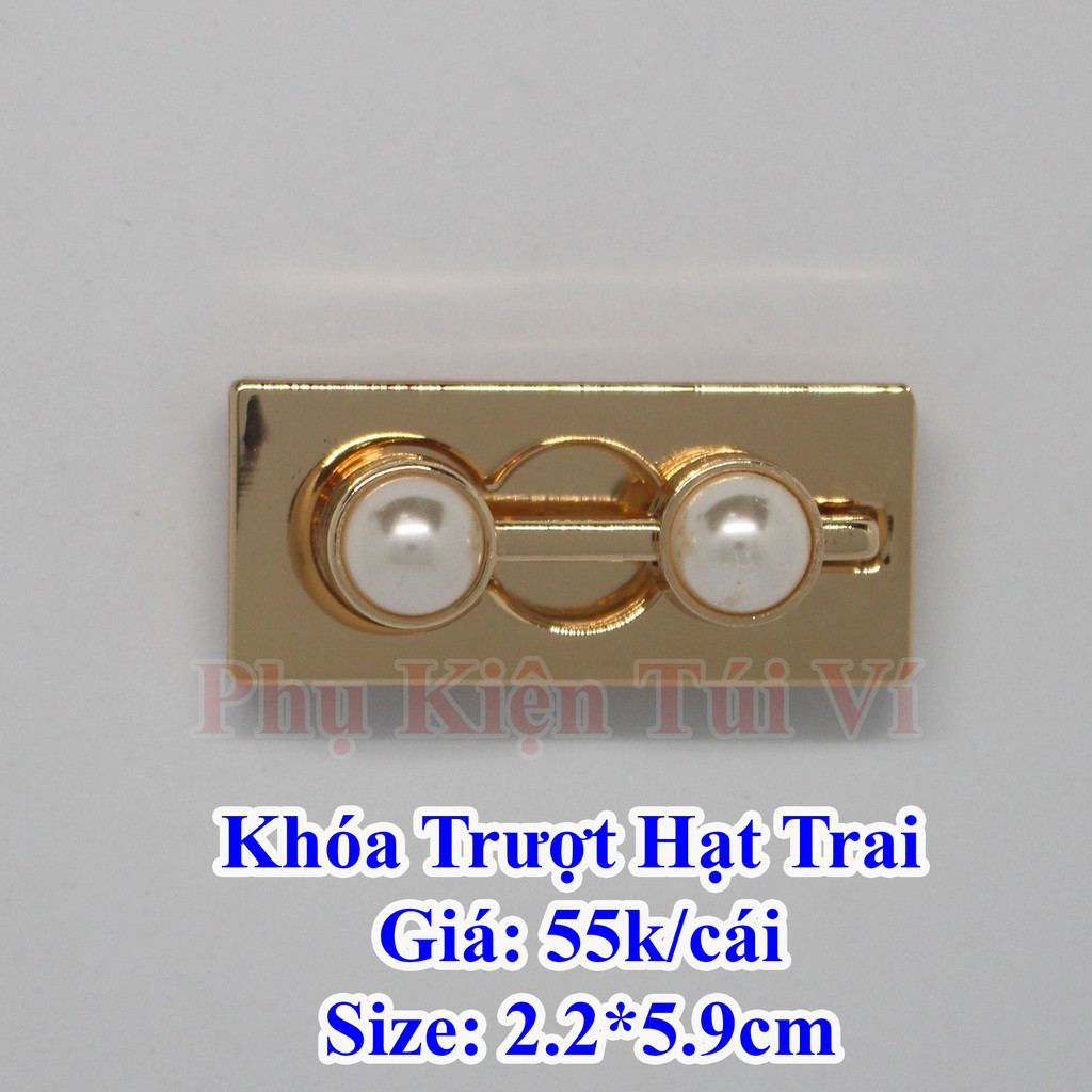 Khóa trượt hạt trai (55k/cái)