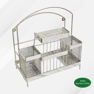 Kệ gài dao thớt đũa đa năng inox cao cấp 304