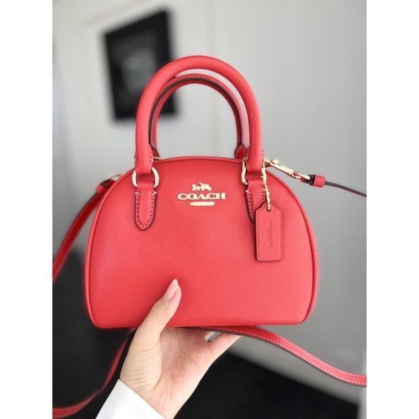 Túi Coach Sydney đỏ nhỏ xinh - hàng săn sale Mỹ chính hãng
