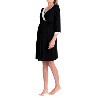 Đầm ngủ phối ren cho bà bầu