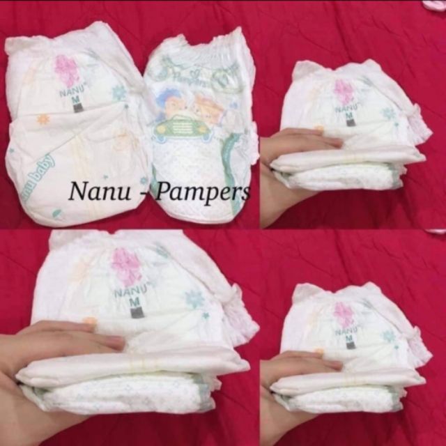 Bỉm Quần Xuất Nhật NANU Baby Combo 100M/100L/100Xl/100XXl/100XXXL