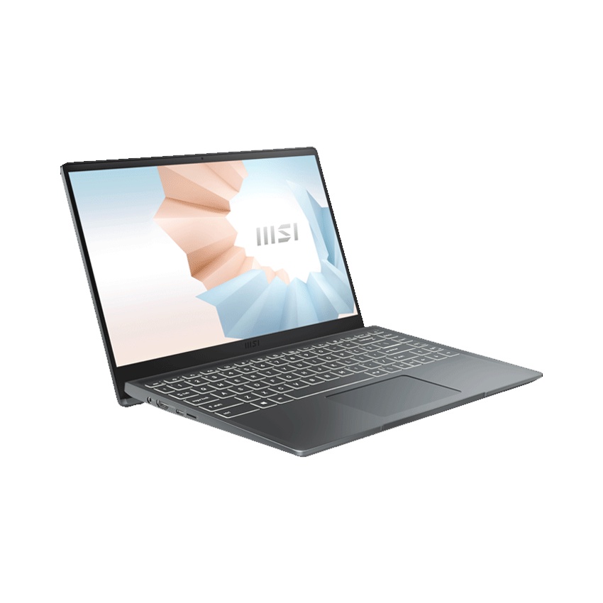 Laptop MSI Modern 14 (B11SBU-668VN) (i5-1155G7/8GB RAM/512GBSSD/MX450 2GB/14 inch FHD/Win 10/Xám) (2021)