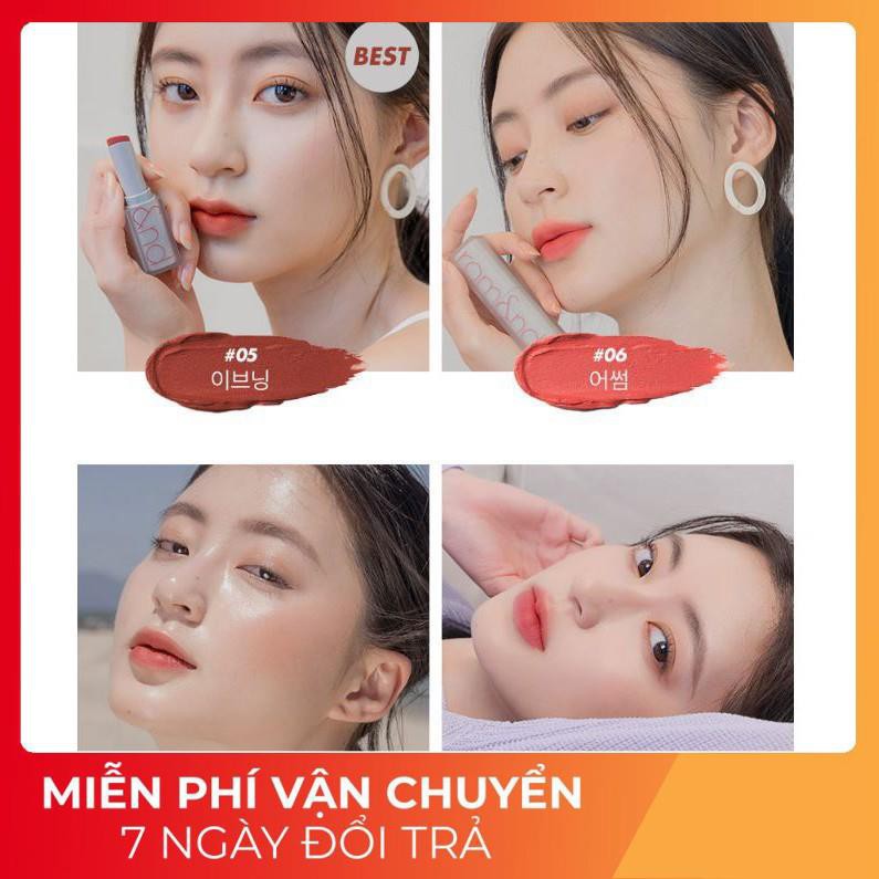 [CHÍNH HÃNG]Son thỏi lì Romand New Zero Matte Lipstick 3g | BigBuy360 - bigbuy360.vn