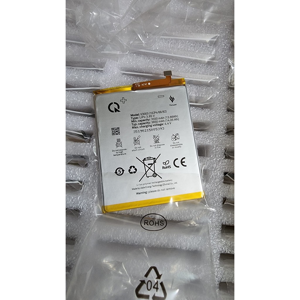 Pin Vsmart Zin Linh Kiện Chính Hãng Đủ Các Model máy: Aris,Aris Live, Live 4, Active 3, Joy 3, Joy 4, Star 3, Bee 3...