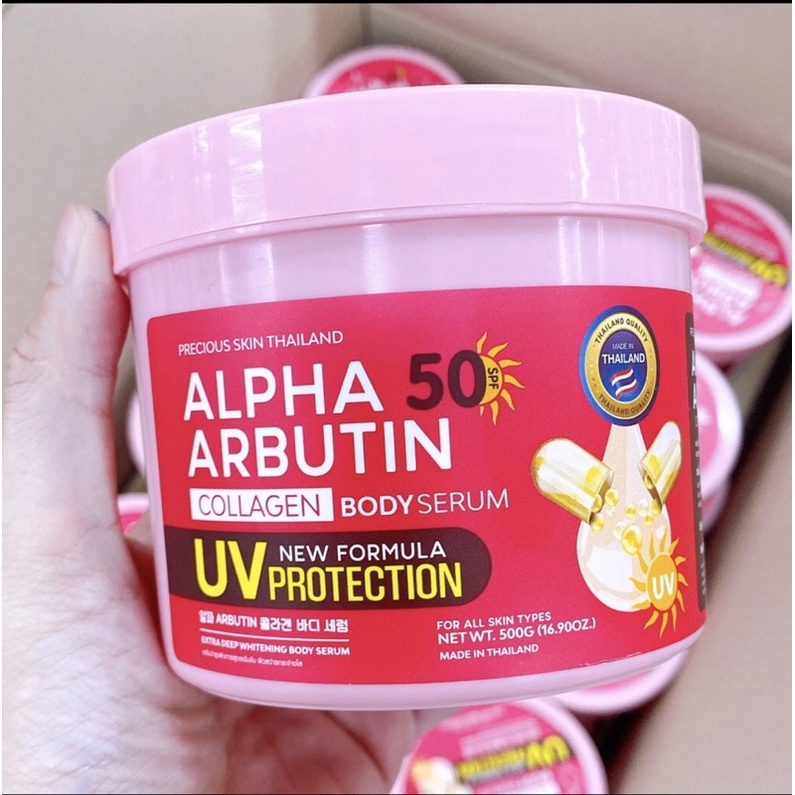 Kem dưỡng kích trắng da và chống nắng Alpha Arbutin 3 Plus+ NEW UV 500ml