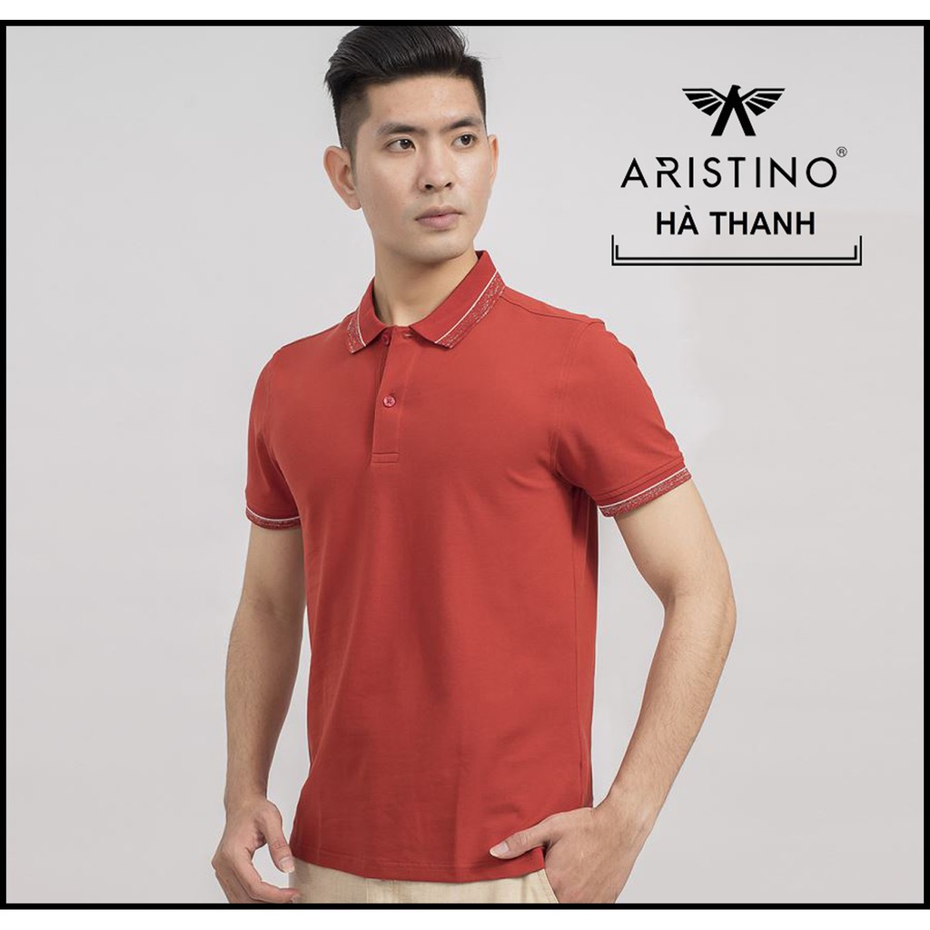 Áo Polo Aristino APS067s9 Slim Trẻ Trung 100% Chất Cotton Organic có M/L/XL