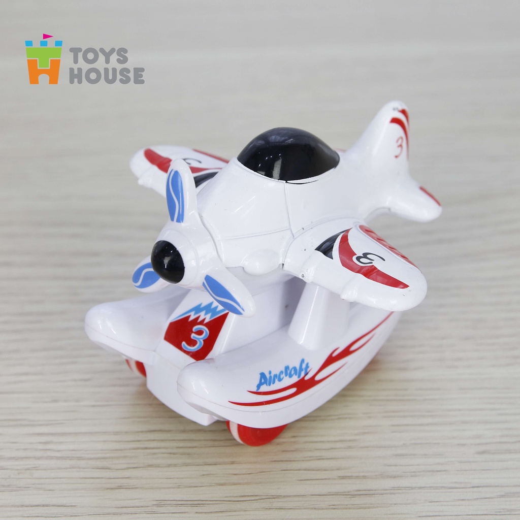 Đồ chơi máy bay có bánh xe trượt đà Toyshouse- 0783-243