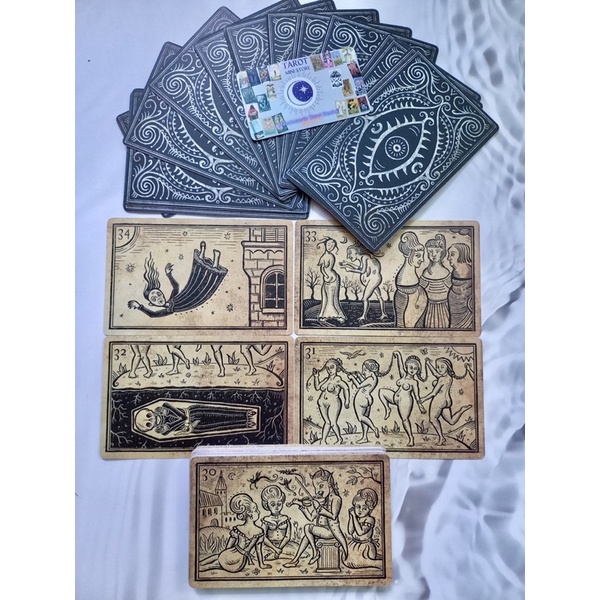 Bộ bài Black Enchantment Size GỐC handmade