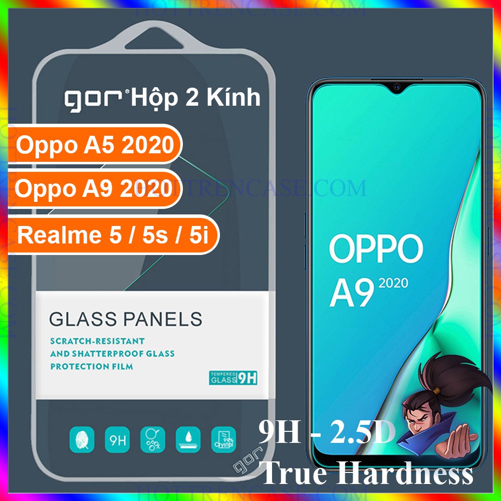Kính Cường Lực Oppo A5 2020 / A9 2020 / RealMe 5 Trong Suốt Chính Hãng Gor | BigBuy360 - bigbuy360.vn
