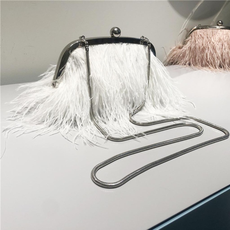 Túi Xách Lông Vũ Cỡ Lớn 120cm 35cm Có Khóa Kẹp Càng Cua
