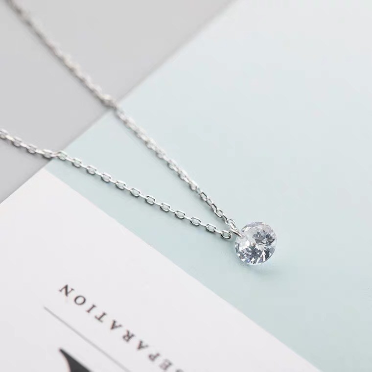 Dây chuyền bạc tlee, vòng cổ mặt nụ đá - TleeJewelry