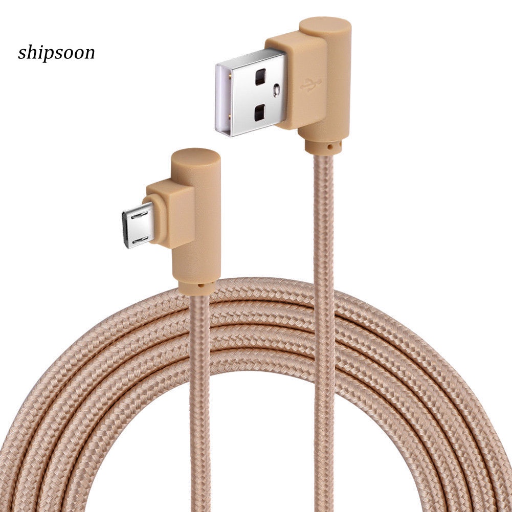 Dây cáp sạc và truyền dữ liệu Micro USB góc phải 90 độ dài 1m