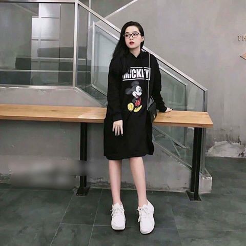 váy nỉ mickey