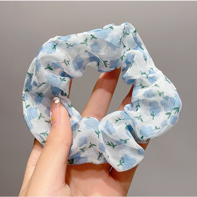 Dây buộc tóc, thun buộc tóc vải nhiều màu, họa tiết xinh xắn cho nữ