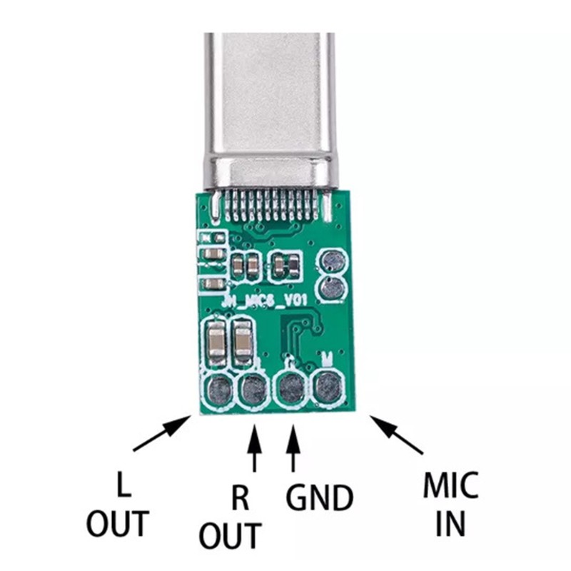 Bộ Chuyển Đổi Tai Nghe Chất Lượng Loại C 16bit