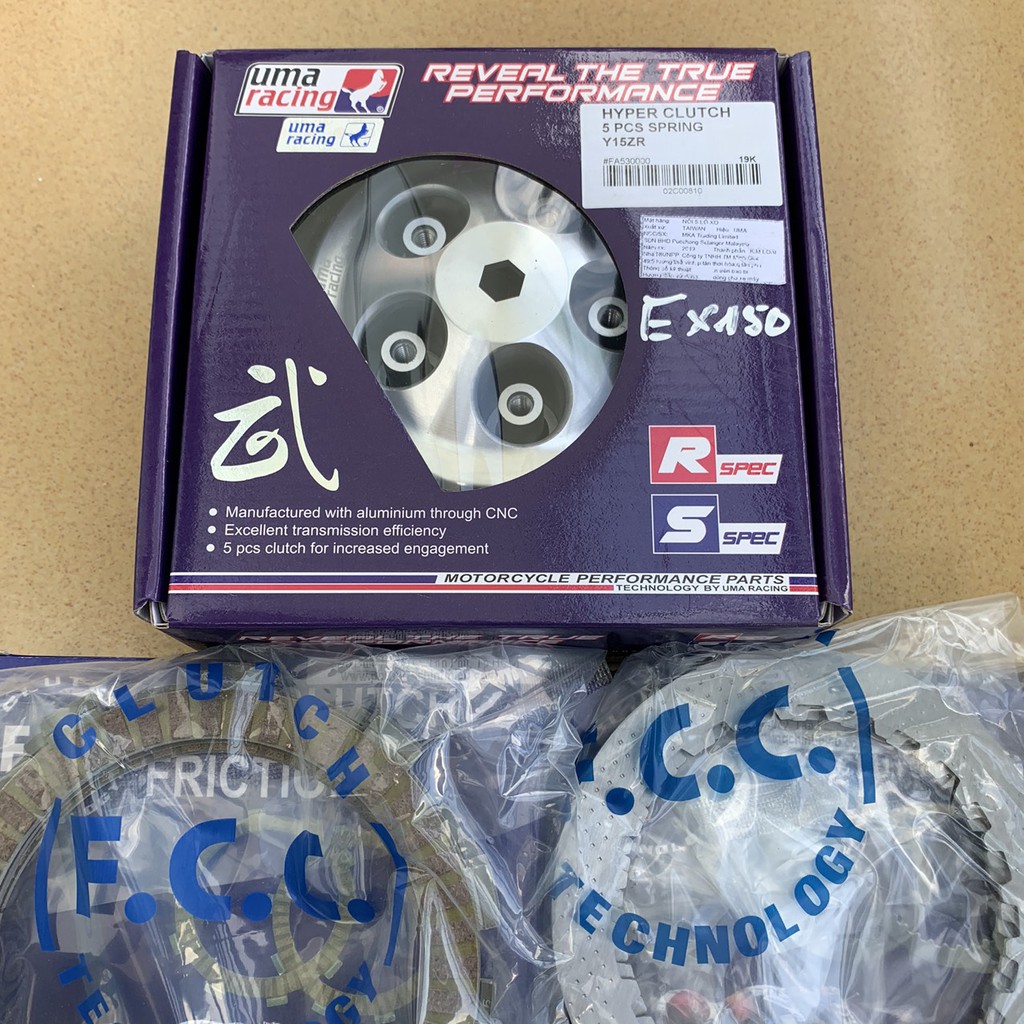 Full bộ nồi độ UMA Racing cho Exciter 150 - Malaysia