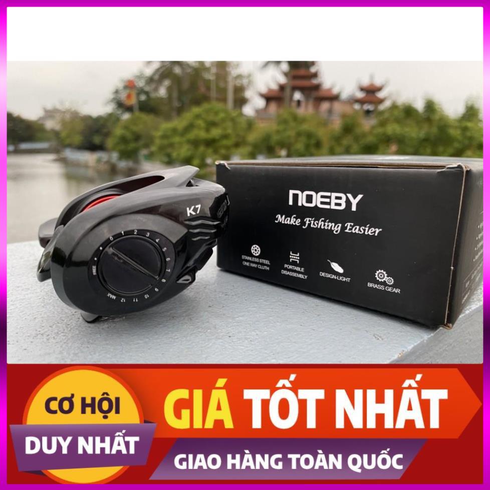 [Xả Kho 3 Ngày] Máy Câu Cá Noeby Leisure  K7_ Hàng Chính Hãng_Máy Ngang Câu Lure