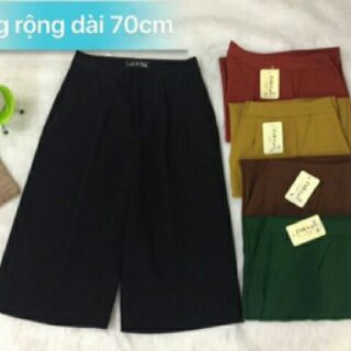 Quần lửng ống rộng (dài 70cm)