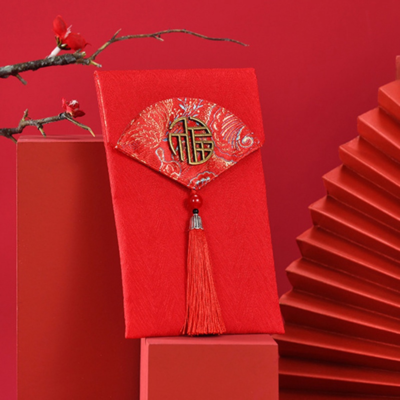 Bao Lì Xì Đỏ May Mắn Phong Cách Truyền Thống Angpao Sáng Tạo