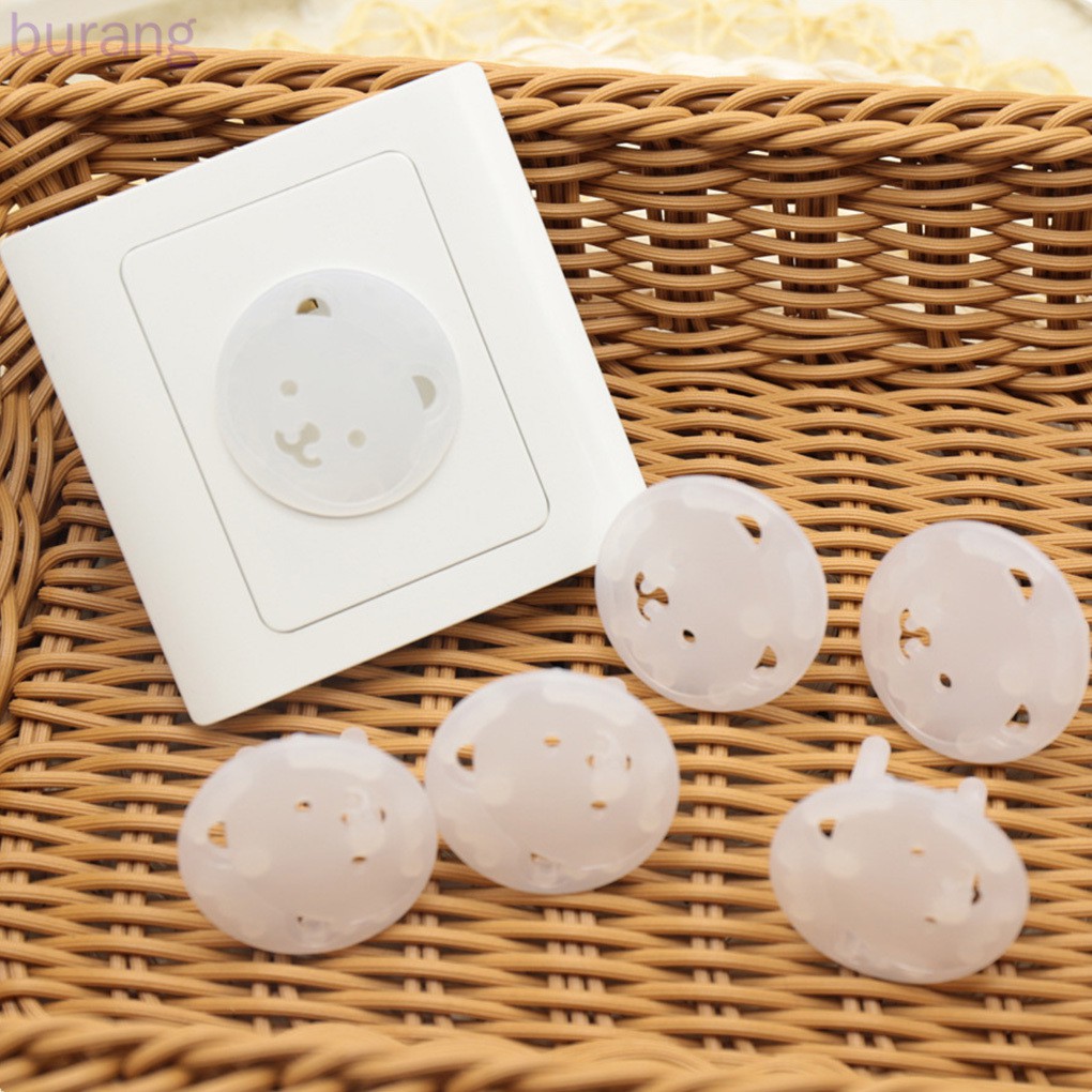 Set 10 nắp đậy ổ cắm điện bằng nhựa bảo vệ an toàn cho trẻ em