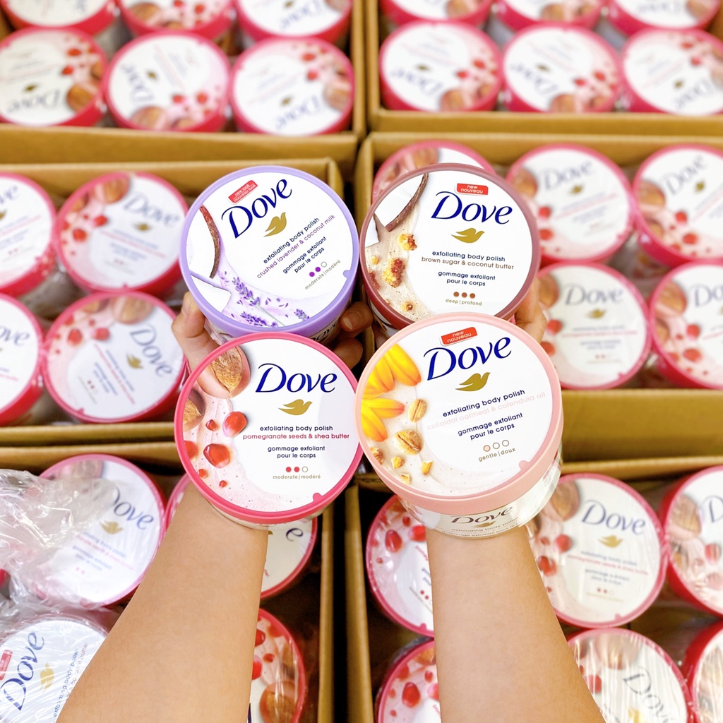 Kem Tẩy Tế Bào Chết Body Dove Exfoliating Body Polish 298g