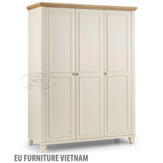 Giường ngủ gỗ sồi Mỹ sơn trắng Vanila | BigBuy360 - bigbuy360.vn