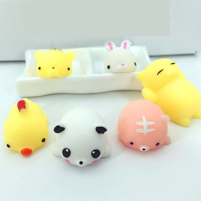Quà tặng nhỏ Bánh bao Mochi Squishy Động vật để giải nén