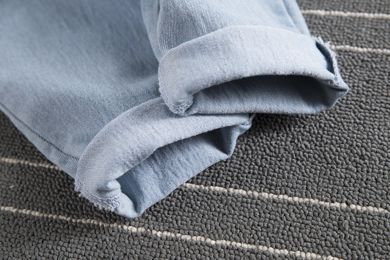 Set áo sơ mi tay dài phối quần jean thời trang dành cho bé trai