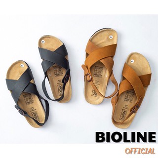 [DÉP ĐẾ TRẤU] Giày sandal quai chéo Bioline dép đế trấu có quai hậu unisex siêu bền mã BO11