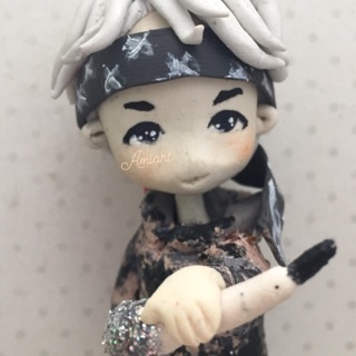 Tượng Chibi đất sét BTS