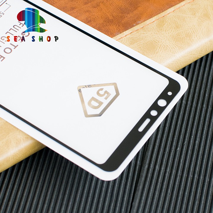 Bộ 2 kính cường lực Samsung Galaxy A8 Star - 5D full màn hình /  Kính cường lực Samsung A8 star tràn màn hình