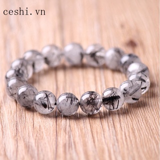 Natural black crystal bracelet