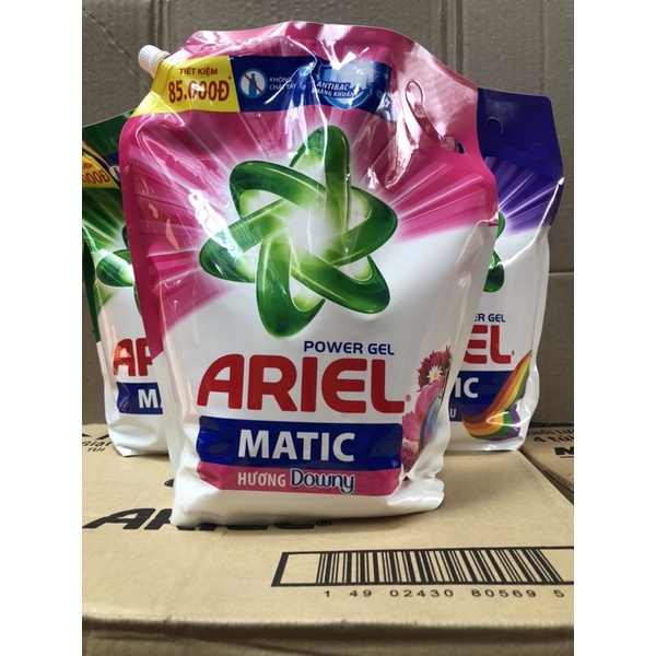 Nước giặt Ariel Matic hương downy 3,2kg (màu hồng)