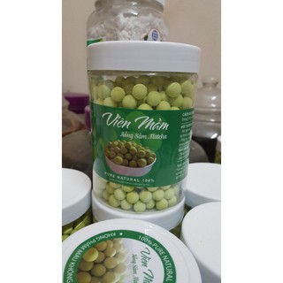 500gr viên Mầm đậu nành hồng sâm matcha CHECK MÃ VẠCH