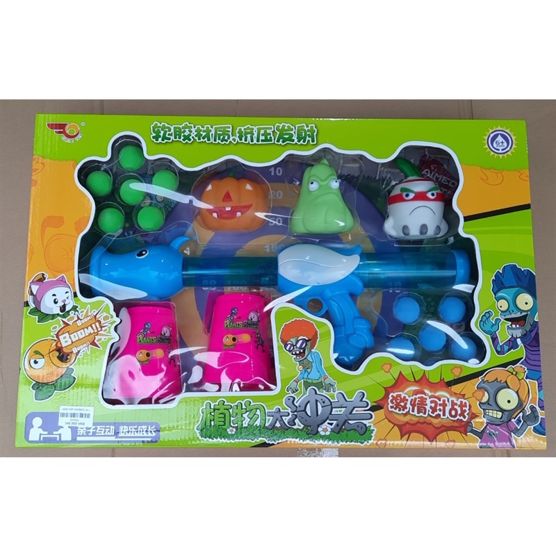 Bộ Đồ Chơi Bắn Zumbi Cực Khỏe, Bắn Xa, Nhiều Đạn Xốp. Trò Chơi Bắn Ma Quái, Quà Tặng Thử Thách Cho Bé