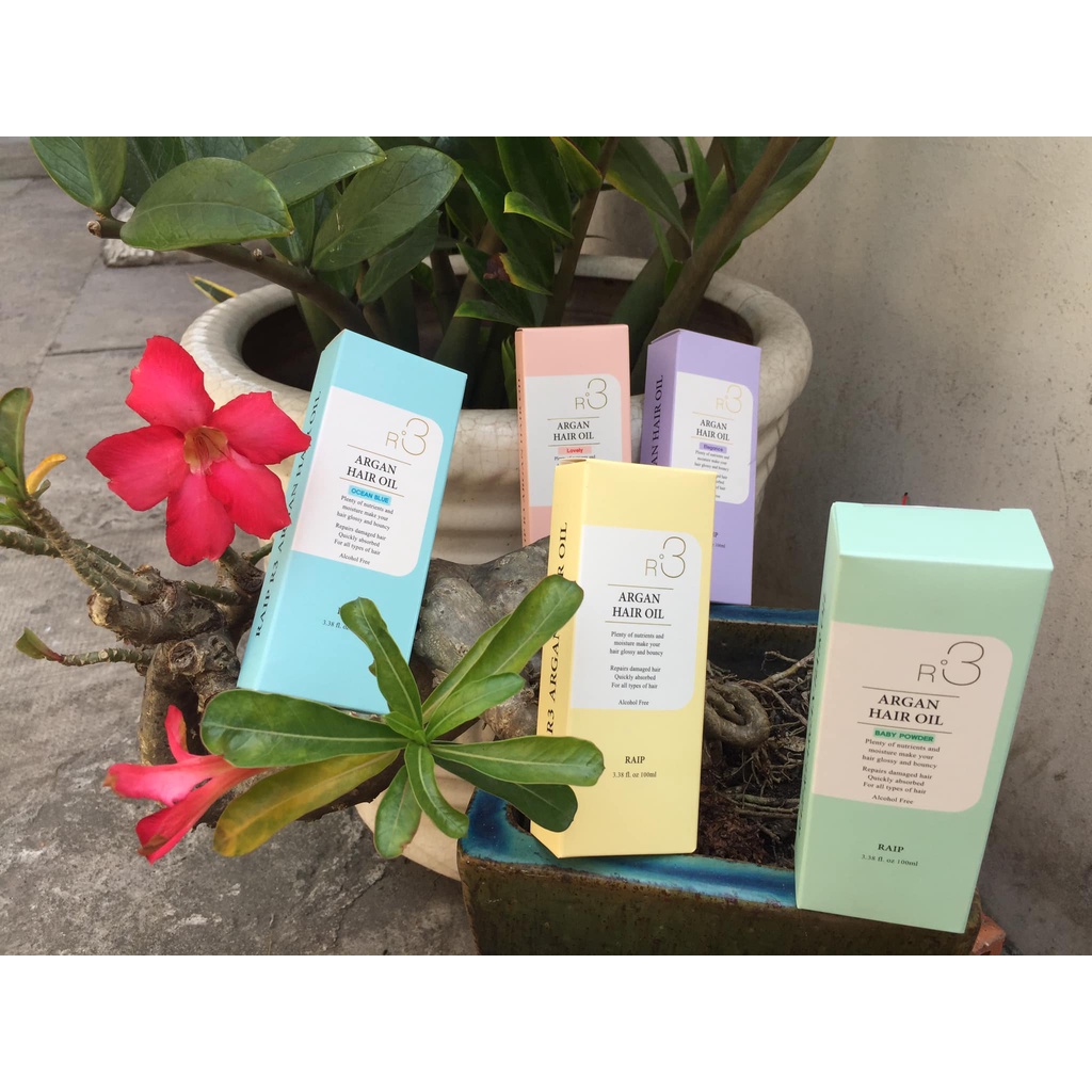Dưỡng Tóc Chuyên Sâu ARGAN HAIR OIL R3 - ĐỦ MÀU