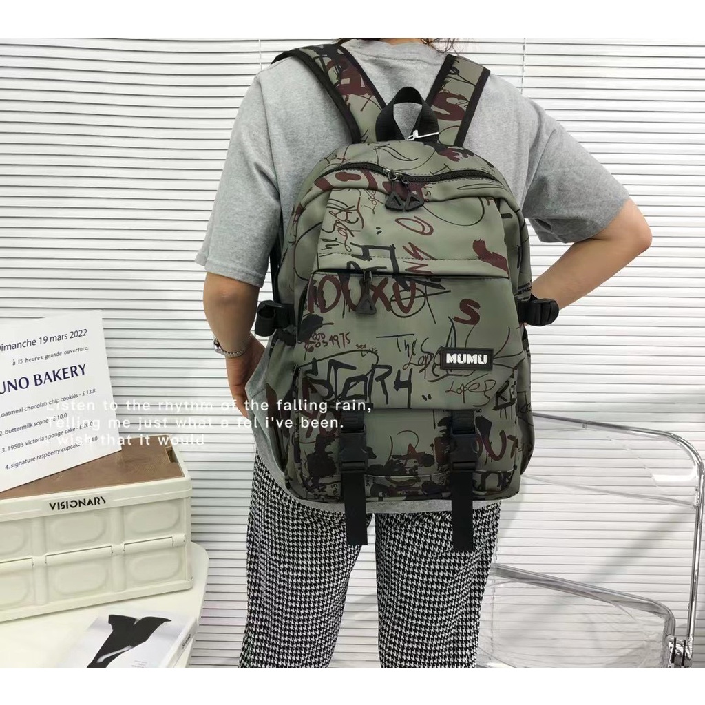 Balo đi học unisex nam nữ cá tính đựng laptop 15.6 inch Y3212